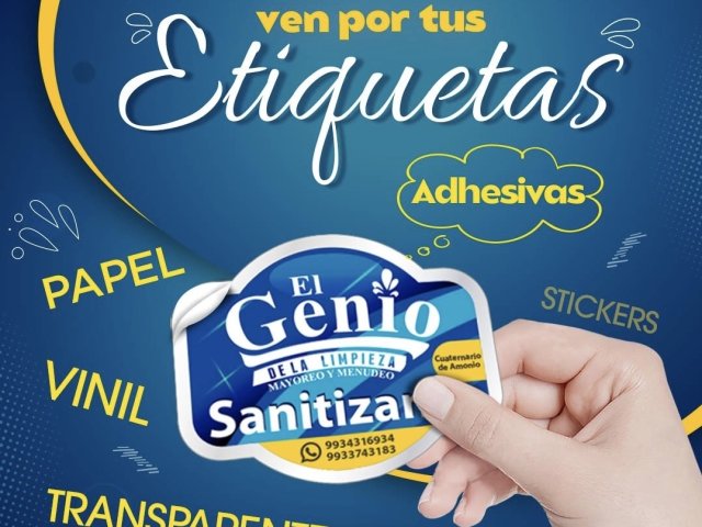 Stikers para su negocio o proyecto